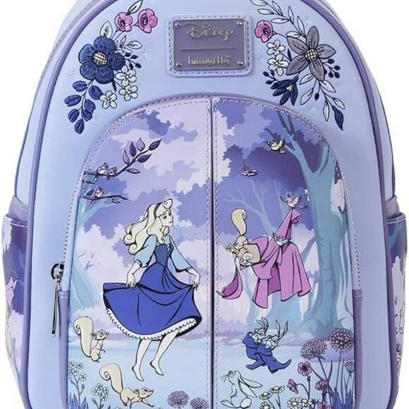 Loungefly Disney Sleeping Beauty 65th Anniversary Scene Mini Backpack NWT - Picture 1 of 8